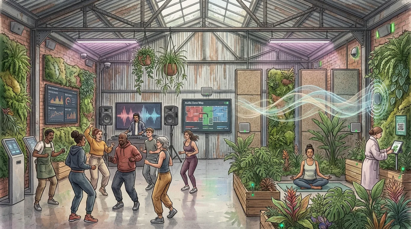 Music and atmosphere zones