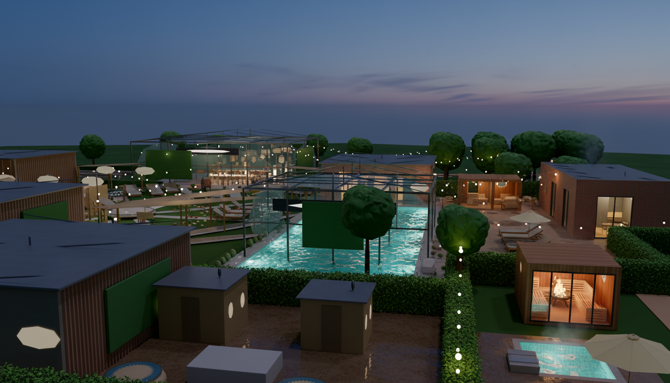 v11 blue hour pool