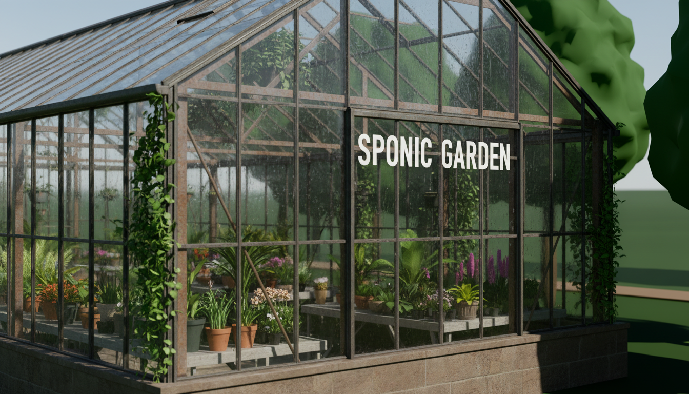 v11 photorealistic greenhouse